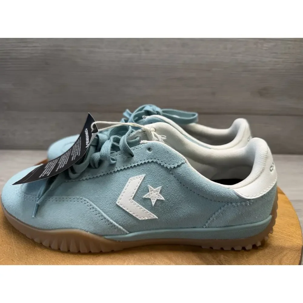 Converse Run Star Trainer Ox Suede Pool Blue Gum Womens 8 - Picture 2 of 9